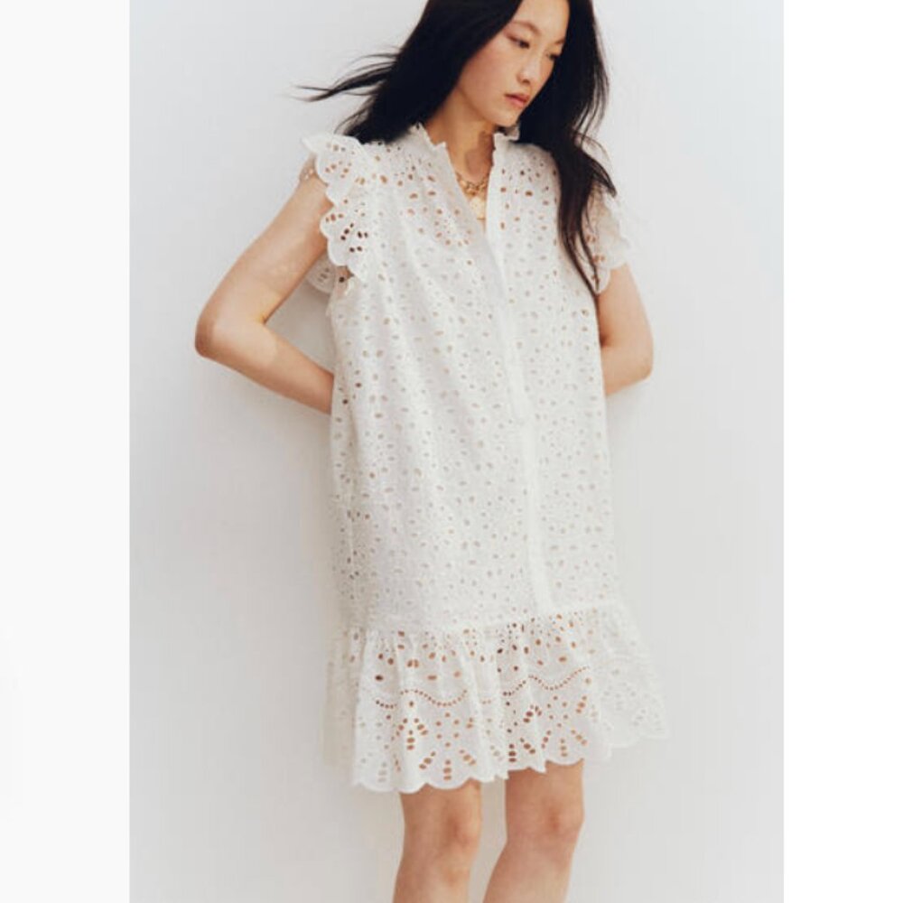 Eyelet Embroidery Dress